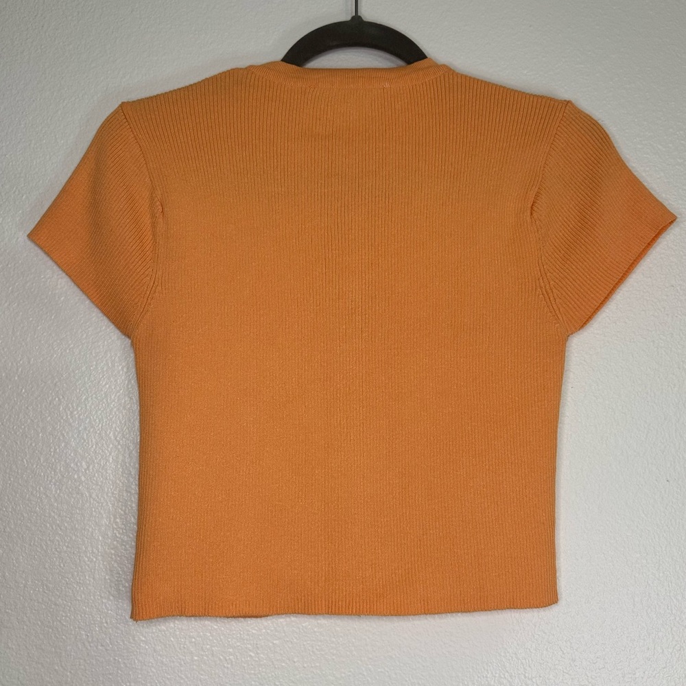 Zara | Knit Ribbed Crop Top - Picture 4 of 8